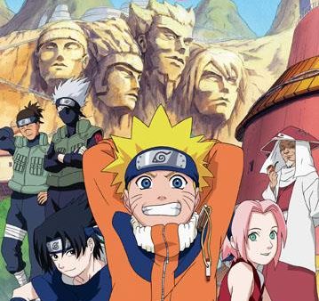 Naruto: Team 7 & Hokage Mountain Wall Scroll Hot on Sale