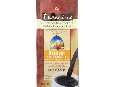 Teeccino Mediterranean Herbal Coffee Hazelnut - 11 Oz - Case Of 6 on Sale