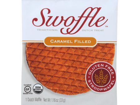 Swoffle Dutch Waffle - Original Caramel - Case Of 16 - 1.16 Oz. Hot on Sale