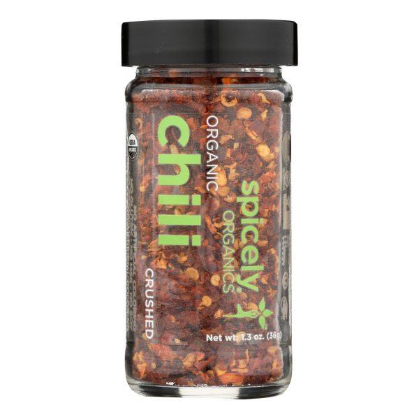 Spicely Organics - Organic Chili - Crushed - Case Of 3 - 1.3 Oz. Hot on Sale