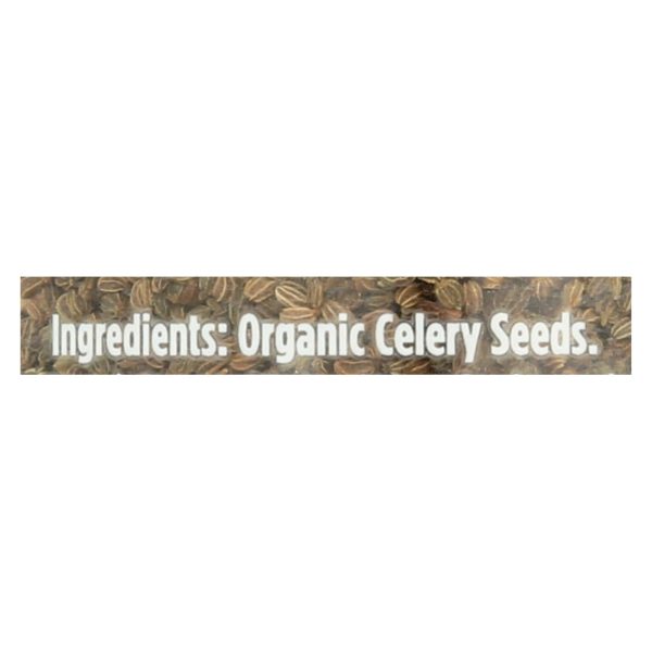 Spicely Organics - Organic Celery Seeds - Case Of 3 - 1.4 Oz. Supply