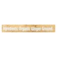 Spicely Organics - Organic Ginger - Ground - Case Of 3 - 1.2 Oz. on Sale