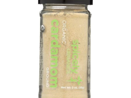 Spicely Organics - Organic Cardamom - Ground - Case Of 3 - 2 Oz. For Sale