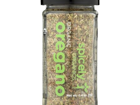 Spicely Organics - Organic Oregano - Case Of 3 - 0.4 Oz. Online Hot Sale