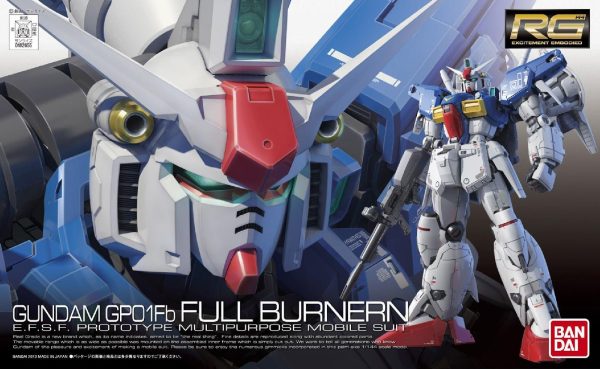 Gundam: GP01 Gundam Full Burnern RG Model Online now