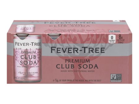 Fever-tree - Club Soda Cans - Case Of 3-8 5.07fz For Cheap