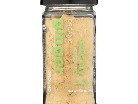 Spicely Organics - Organic Ginger - Ground - Case Of 3 - 1.2 Oz. on Sale