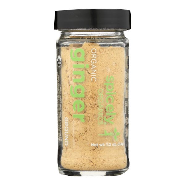 Spicely Organics - Organic Ginger - Ground - Case Of 3 - 1.2 Oz. on Sale