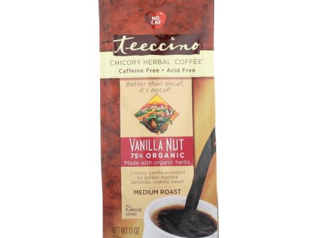 Teeccino Mediterranean Herbal Coffee Vanilla Nut - 11 Oz - Case Of 6 on Sale