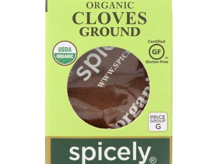 Spicely Organics - Organic Cloves - Ground - Case Of 6 - 0.4 Oz. For Discount