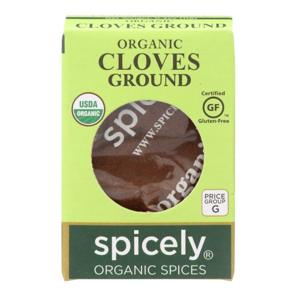 Spicely Organics - Organic Cloves - Ground - Case Of 6 - 0.4 Oz. For Discount