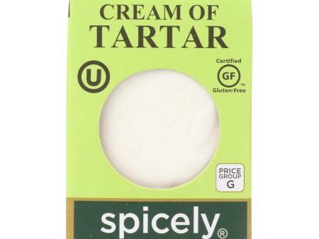 Spicely Organics - Cream Of Tartar - Case Of 6 - 0.5 Oz. Supply