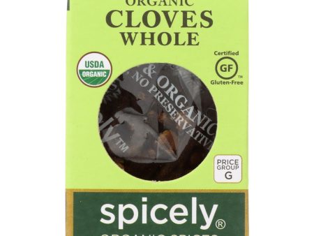 Spicely Organics - Organic Cloves - Whole - Case Of 6 - 0.15 Oz. Online