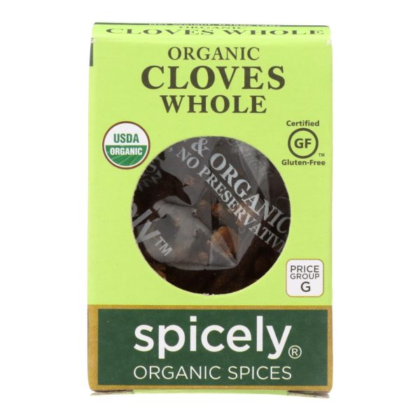 Spicely Organics - Organic Cloves - Whole - Case Of 6 - 0.15 Oz. Online