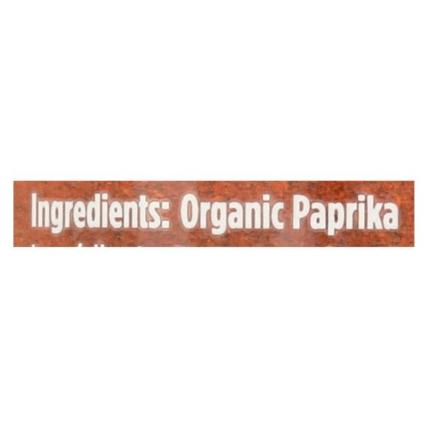 Spicely Organics - Organic Paprika - Case Of 3 - 1.7 Oz. Online now