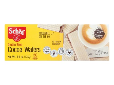 Schar Cocoa Wafers - Case Of 12 - 4.4 Oz. Online now