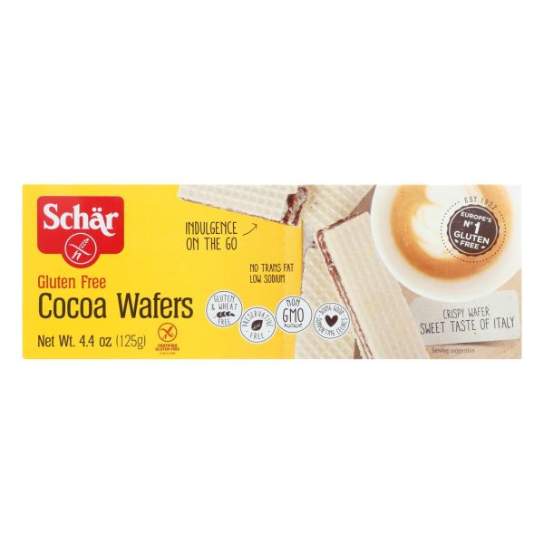 Schar Cocoa Wafers - Case Of 12 - 4.4 Oz. Online now