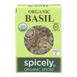 Spicely Organics - Organic Basil - Case Of 6 - 0.1 Oz. Online Hot Sale