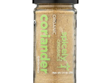 Spicely Organics - Organic Coriander - Ground - Case Of 3 - 1.4 Oz. Discount