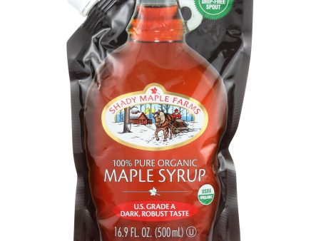 Shady Maple Farms 100 Percent Pure Organic Maple Syrup - Case Of 6 - 16.9 Fl Oz. For Discount