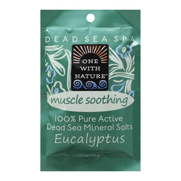 One With Nature Dead Sea Mineral Salt Bath - Soothing - Case Of 6 - 2.5 Oz. Online now