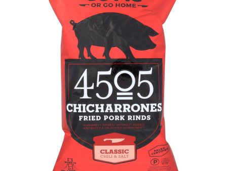 4505 - Pork Rinds - Chicharones - Chili - Salt - Case Of 12 - 2.5 Oz Cheap