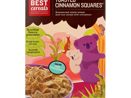 Mom s Best Naturals Toasted Cinnamon Squares - Case Of 14 - 17.5 Oz. Fashion