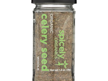 Spicely Organics - Organic Celery Seeds - Case Of 3 - 1.4 Oz. Supply