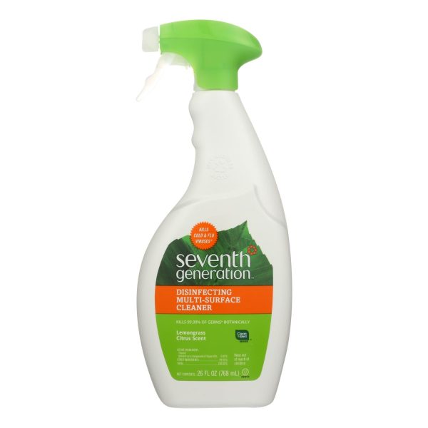 Seventh Generation All Purpose Natural Cleaner - Free And Clear - Case Of 8 - 26 Fl Oz. Hot on Sale