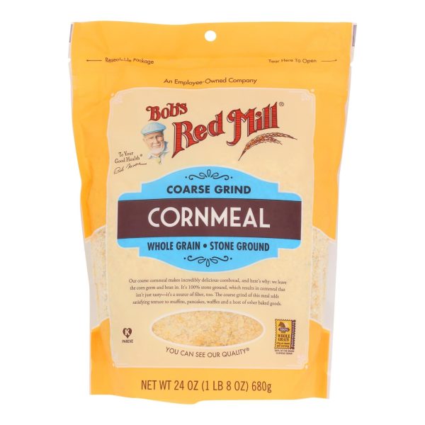 Bob s Red Mill - Cornmeal Course Grind - Case Of 4-24 Oz Online Hot Sale