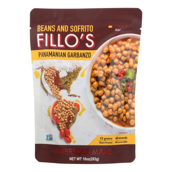 Fillo s Beans - Panamanian Garbanzo - Case Of 6 - 10 Oz. Online Hot Sale