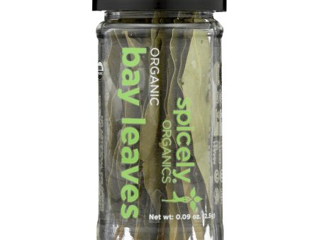 Spicely Organics - Organic Bay Leaves - Case Of 3 - 0.09 Oz. Discount