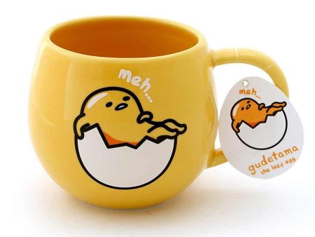 Gudetama: Egg-Shaped  Meh  12 oz. Mug Fashion