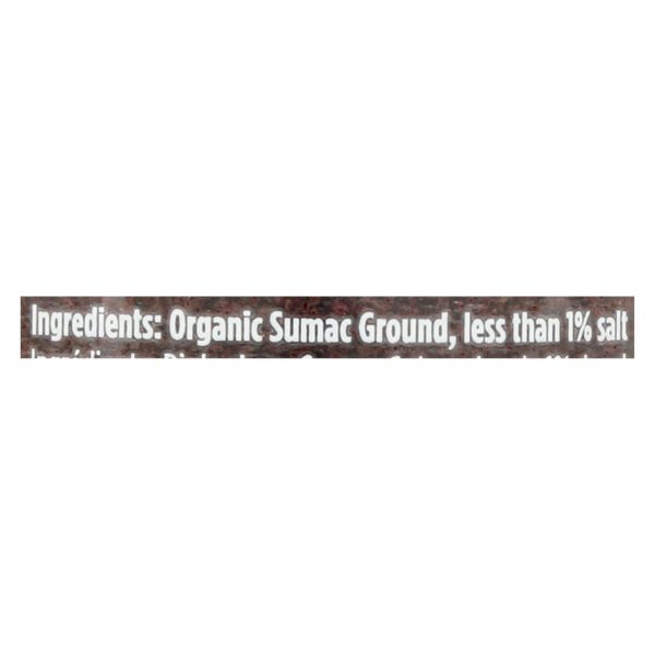 Spicely Organics - Organic Sumac - Case Of 3 - 2 Oz. Sale