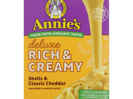 Annie s Homegrown - Mac&chs Dlx Shl Chd - Case Of 12 - 11.3 Oz Hot on Sale