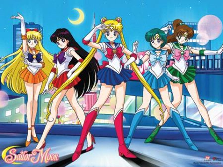 Sailor Moon: Scouts Rooftop Special Edition Wall Scroll Fashion