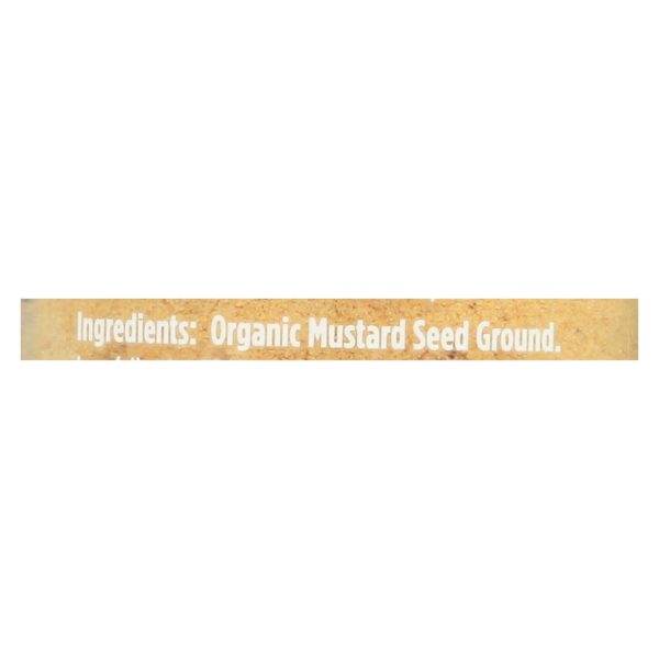 Spicely Organics - Organic Mustard - Ground - Case Of 3 - 1.7 Oz. For Cheap