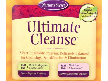 Nature s Secret Ultimate Cleanse Kit - 120 Tablets Cheap