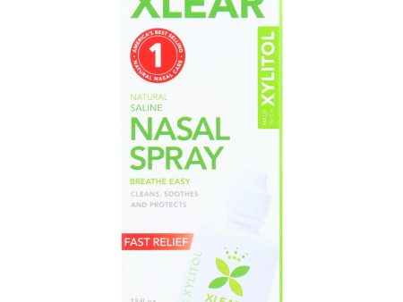 Xlear - Nasal Spray Sinus Single - .75 Fz Fashion