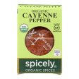 Spicely Organics - Organic Cayenne Pepper - Case Of 6 - 0.45 Oz. Online now