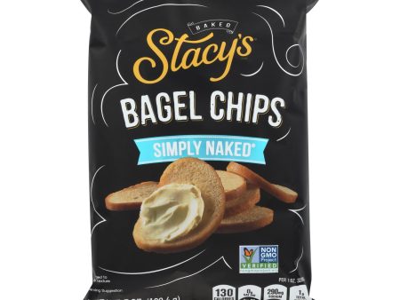 Stacy s Pita Chips Bagel Chips - Simply Naked - Case Of 12 - 7 Oz Supply