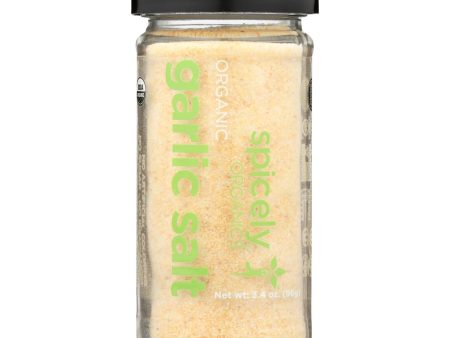 Spicely Organics - Organic Garlic - Seasoning - Case Of 3 - 3.4 Oz. For Discount