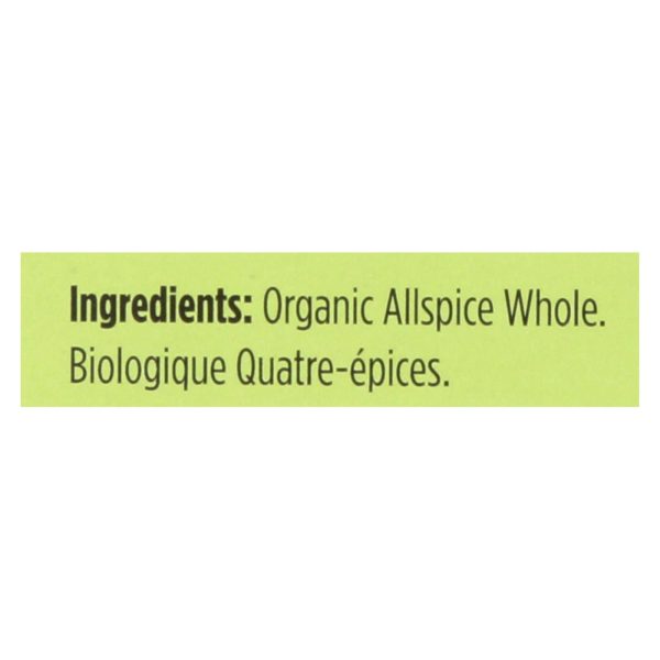 Spicely Organics - Organic Allspice - Whole - Case Of 6 - 0.3 Oz. Cheap