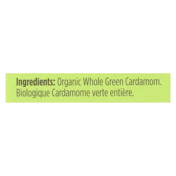 Spicely Organics - Organic Cardamom Pods - Green - Case Of 6 - 0.2 Oz. Online Sale