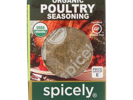 Spicely Organics - Organic Seasoning - Poultry - Case Of 6 - 0.35 Oz. Online Hot Sale