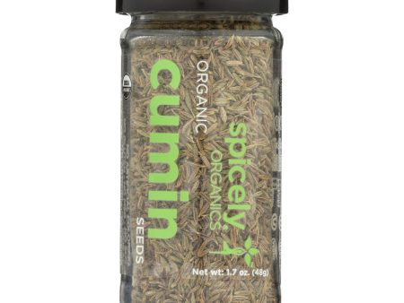 Spicely Organics - Organic Cumin Seeds - Whole - Case Of 3 - 1.7 Oz. Cheap