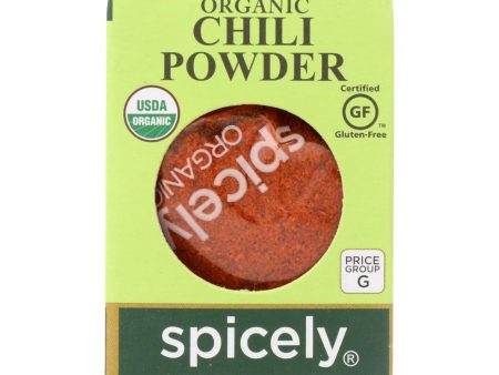 Spicely Organics - Organic Chili Powder - Case Of 6 - 0.45 Oz. Online