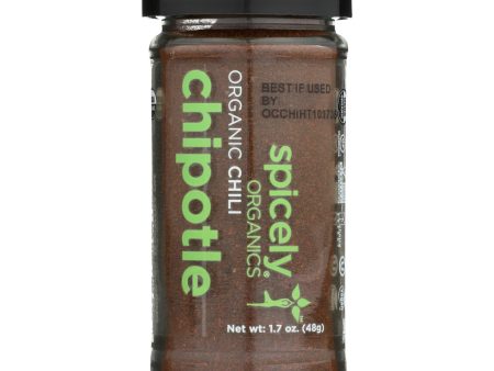 Spicely Organics - Organic Chili Chipotle - Ground - Case Of 3 - 1.7 Oz. For Cheap