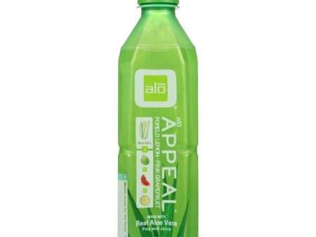 Alo Original Appeal Aloe Vera Juice Drink - Pomelo Lemon And Pink Grapefruit - Case Of 12 - 16.9 Fl Oz. Supply