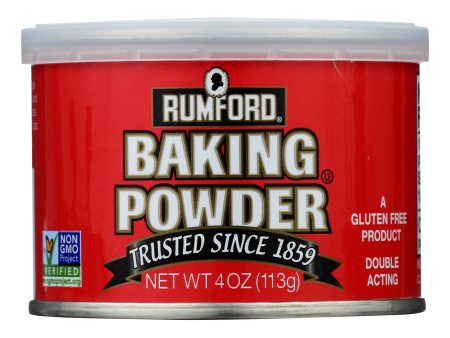 Rumford - Baking Powder - Aluminum-free - Case Of 24 - 4 Oz. For Cheap